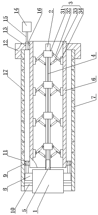 Multi-layer composite heat preservation and anticorrosion pipeline processing device