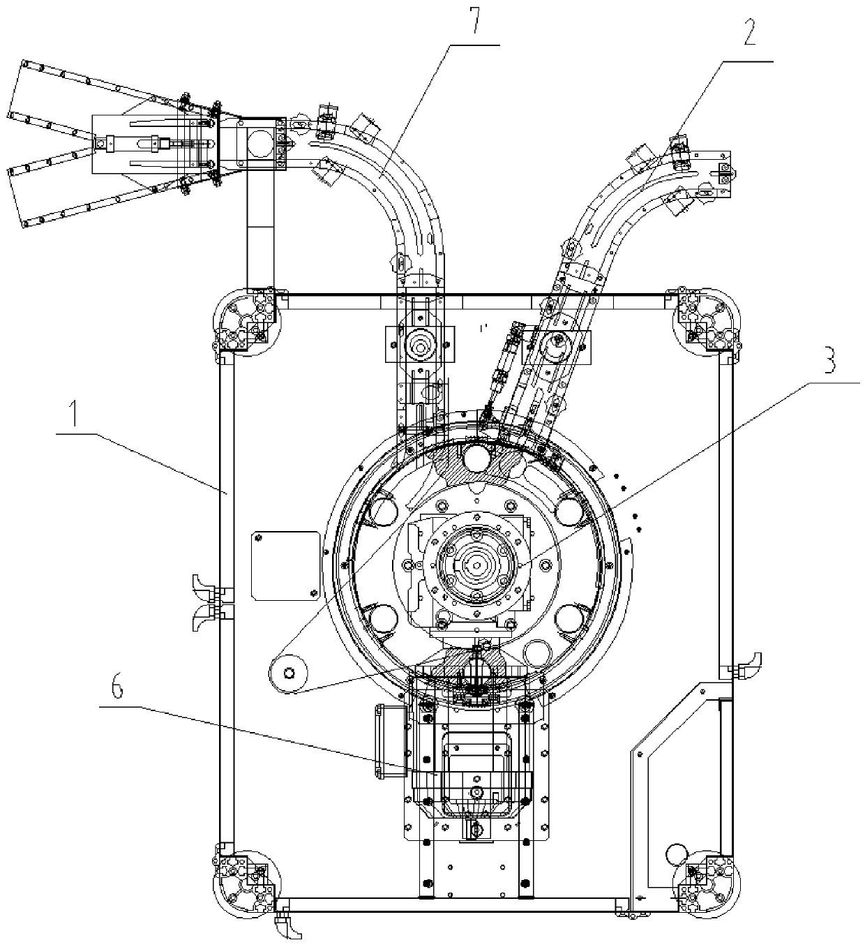 An all-in-one machine for folding and cutting rings