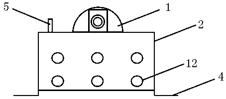 Distribution transformer running monitoring device