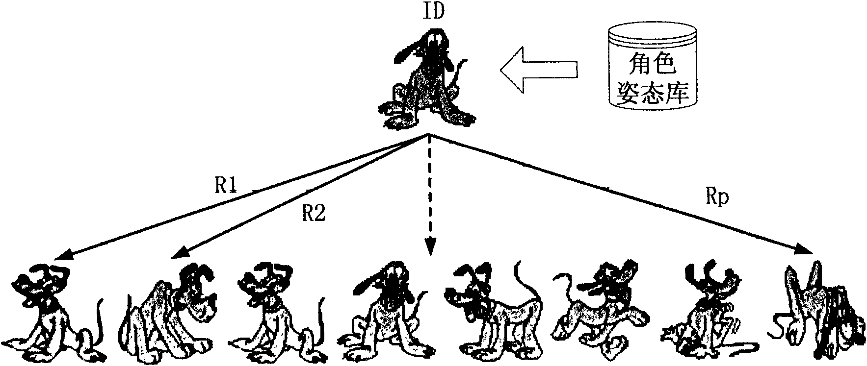 Character deformation-based graphical password authentication method