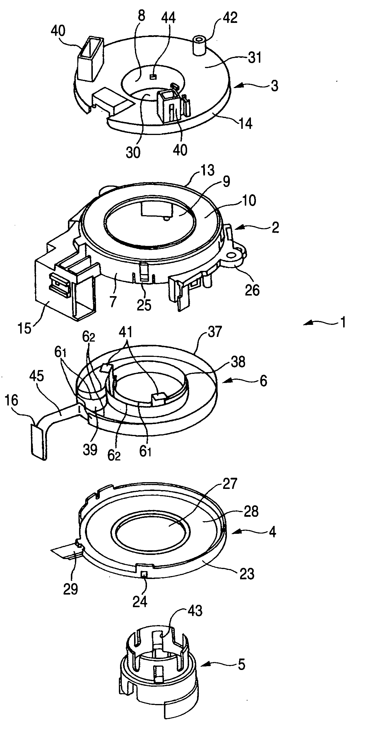 Rotary connector device