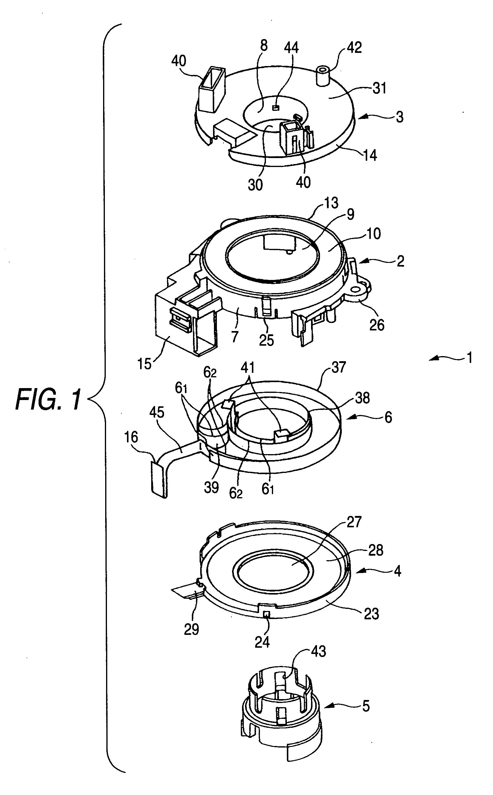 Rotary connector device