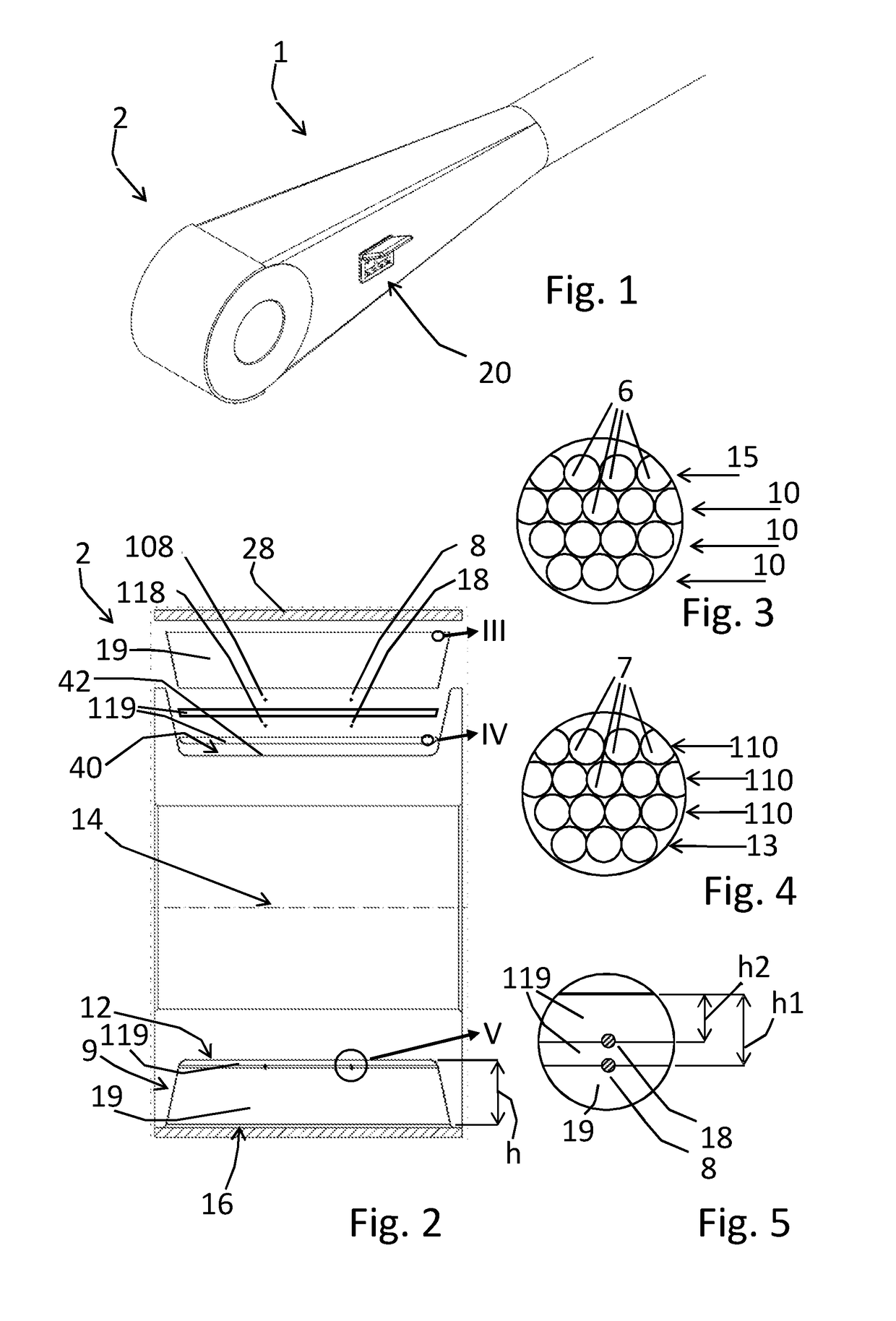 Cable with a first and a second thimble and at least one yarn, and method for producing an endless winding cable