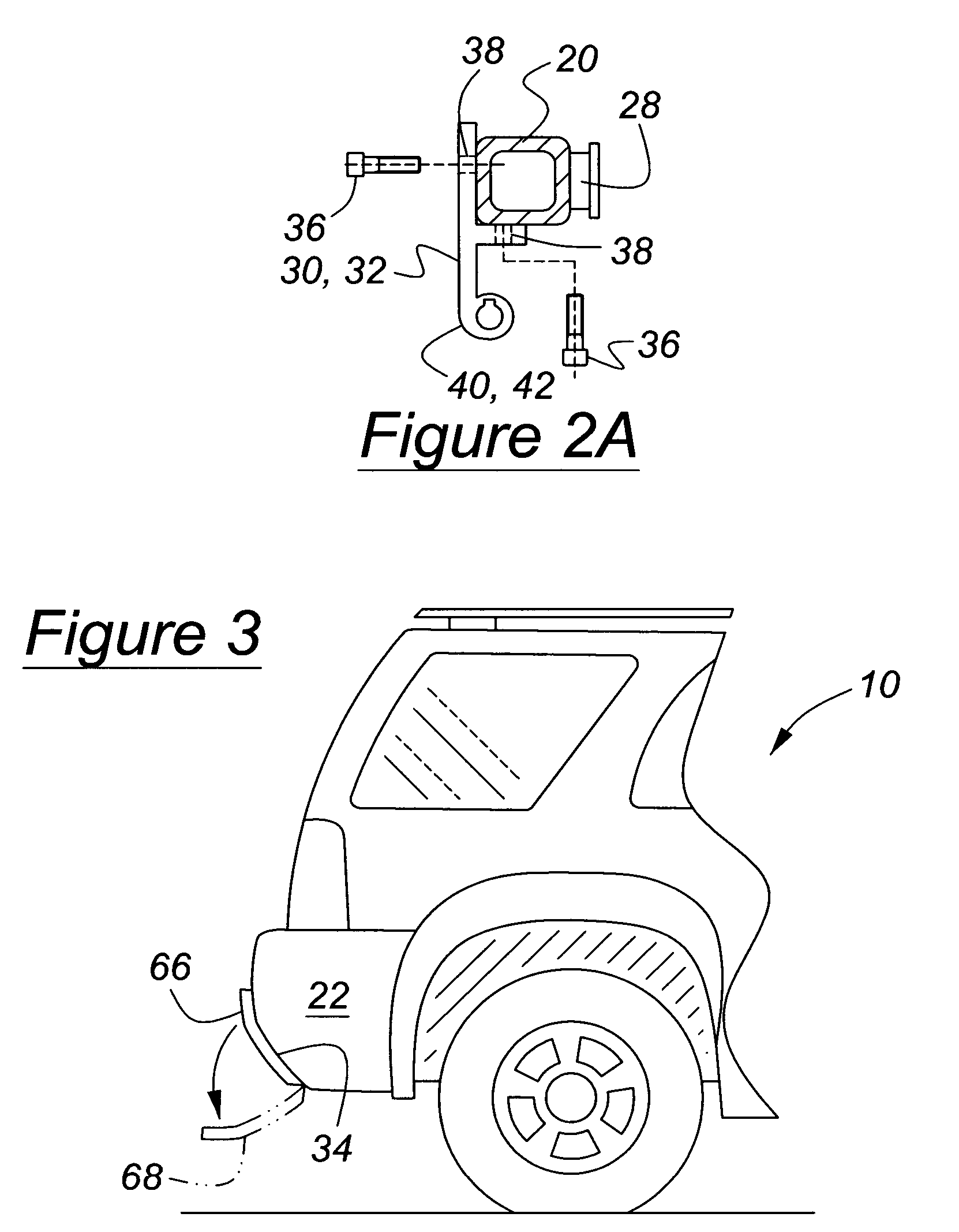 Deployable step for motor vehicles