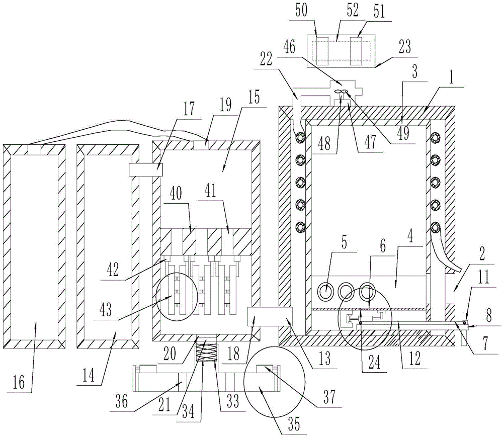 Novel circulation environment-friendly boiler for power plant