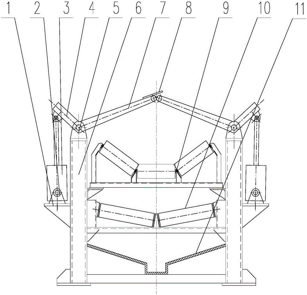 Belt conveyor corridor provided with openable roofs