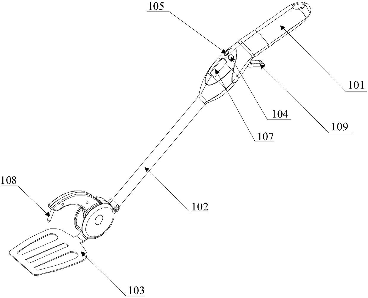 Monitoring method for detecting cooked degree of meat and pawl type thermometer