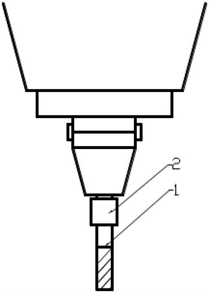 A dynamic test device for machine tool spindle under cutting state of CNC machine tool