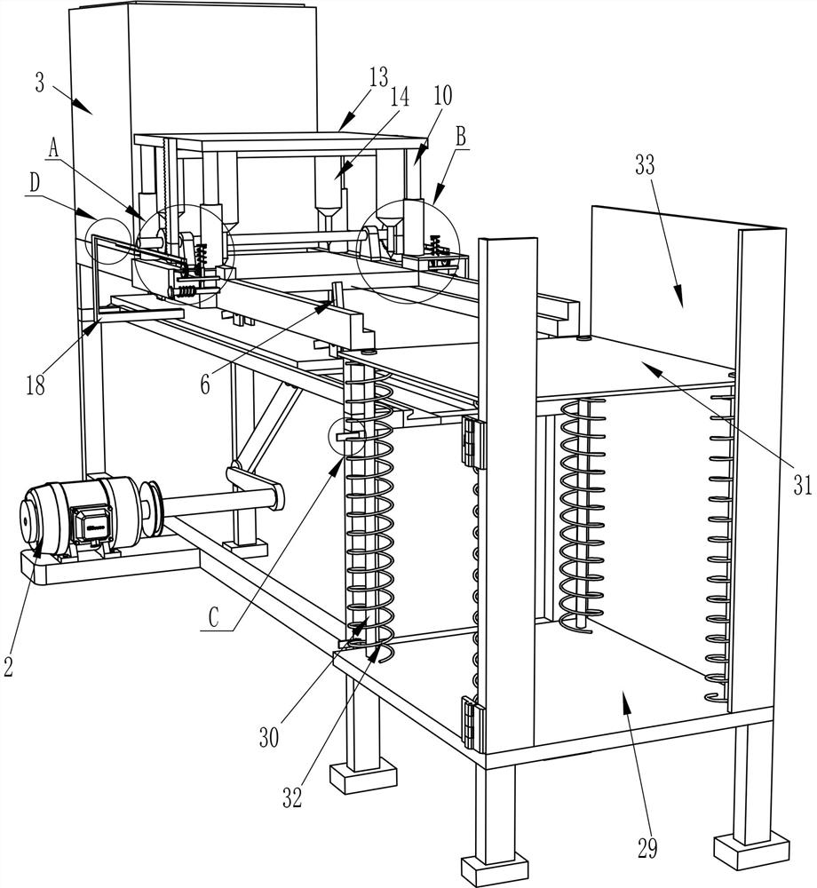 Drilling equipment used before assembling of storage cabinet