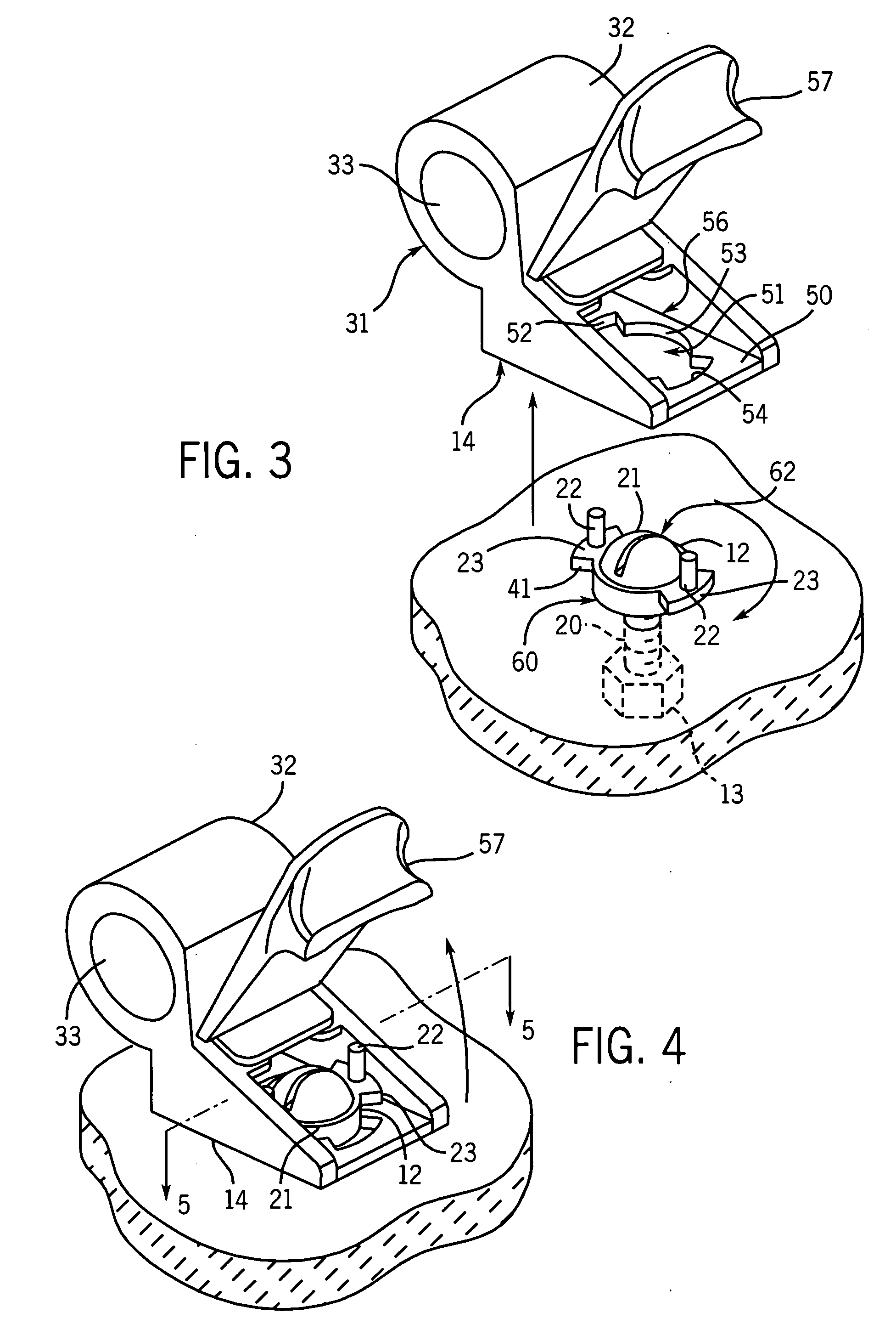 Releasable toilet seat hinge assembly