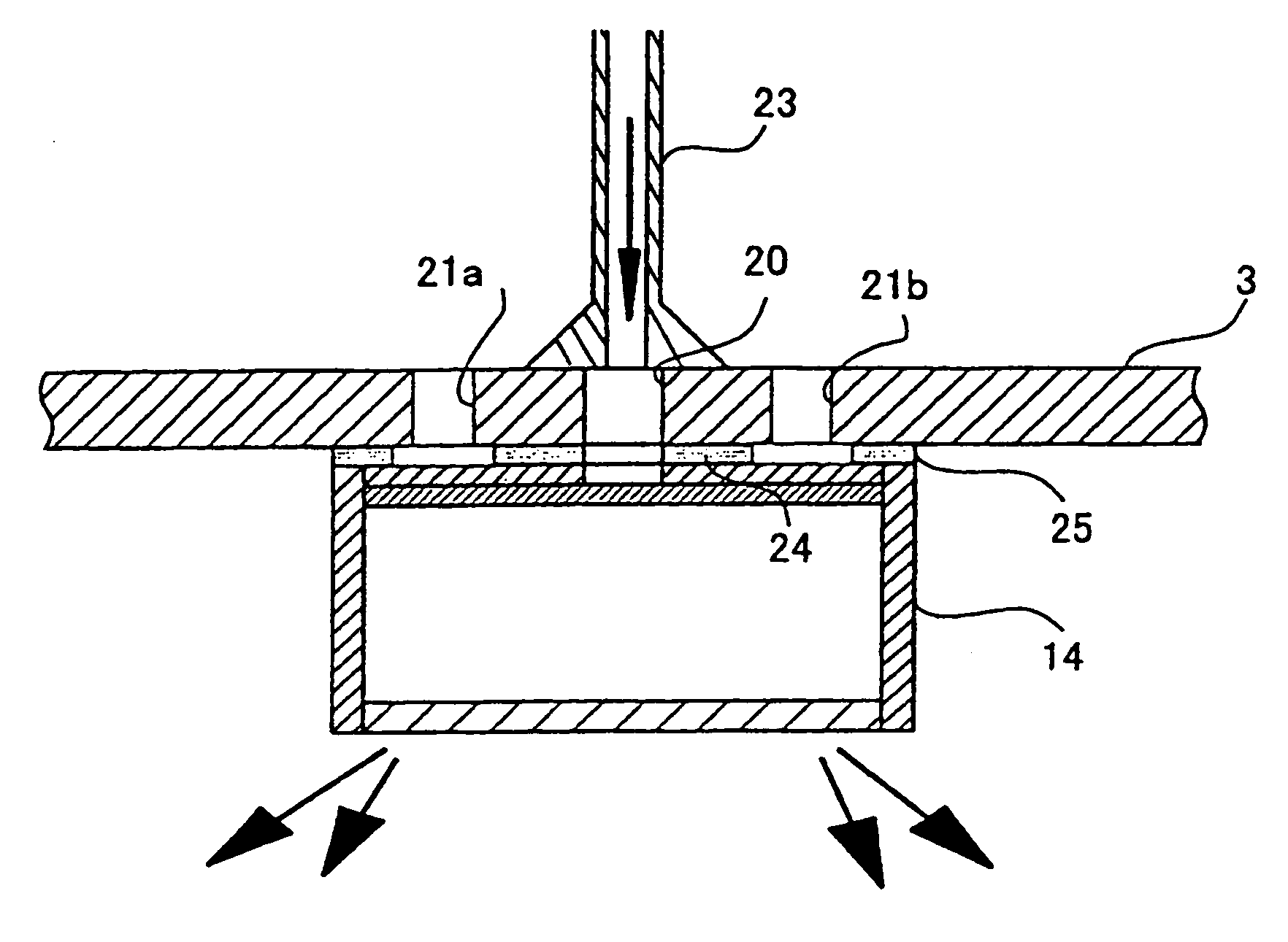 Disk drive and breather filter having multiple ventilation paths and method of inspecting same