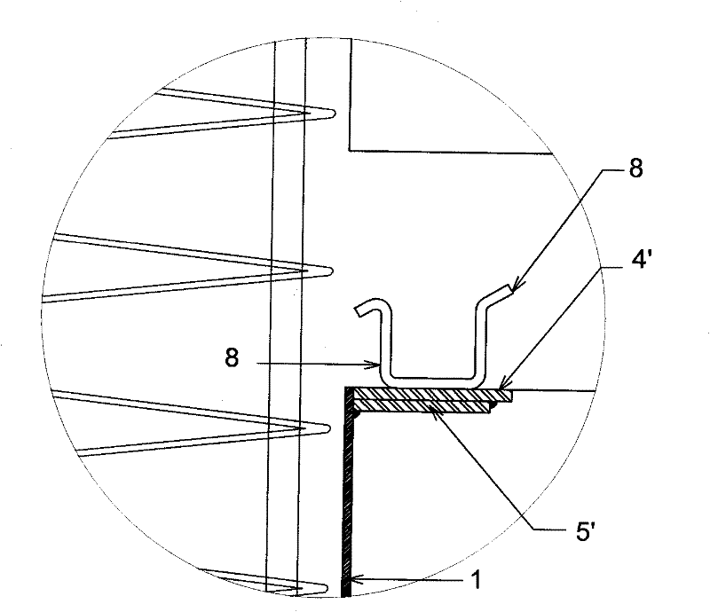 Composite anti-explosion post of reinforced concrete with encased steel plate and construction method thereof