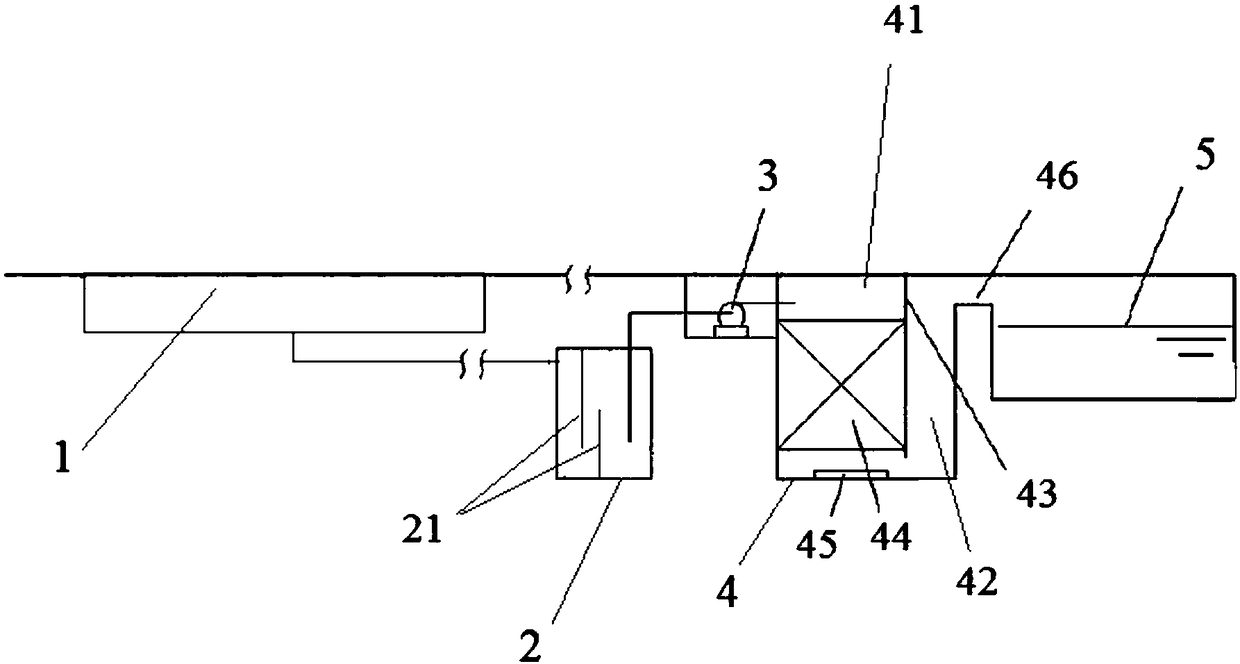 Rainwater recovery system for residential district