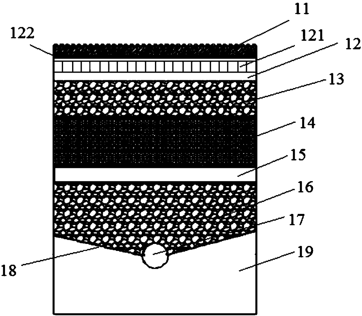 Rainwater recovery system for residential district