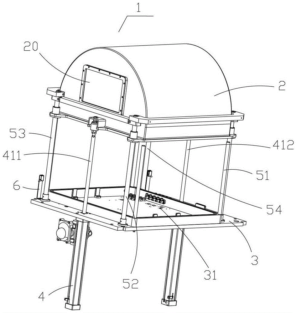 A vacuum box device