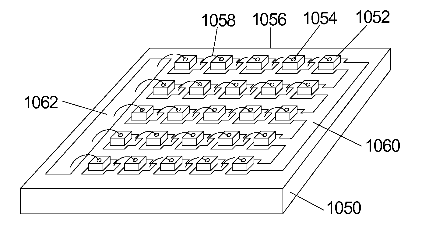 High efficiency leds and LED lamps