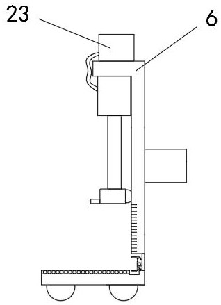 A detection device capable of reducing the loss of a laminate and a detection method thereof