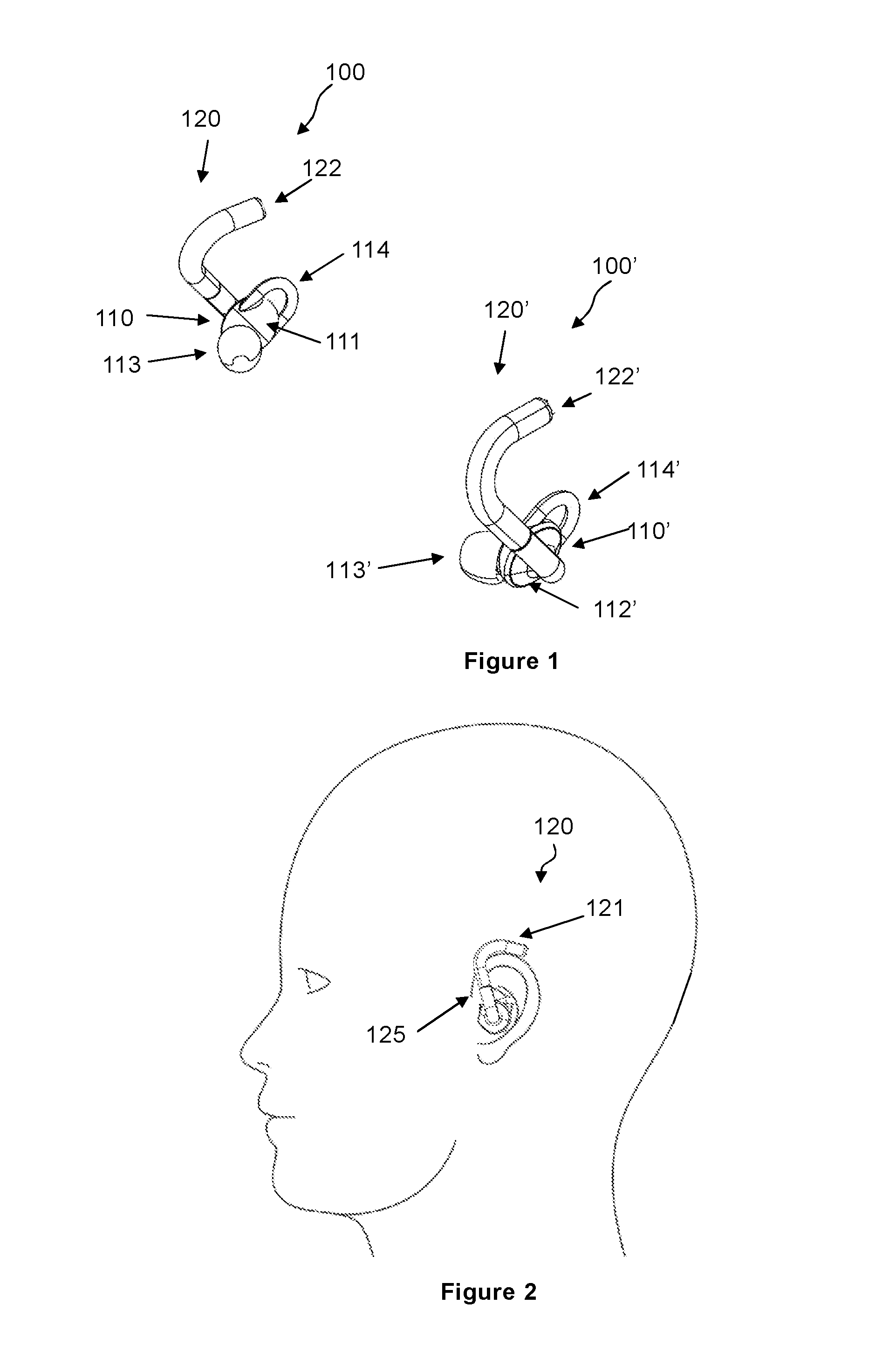 Audio listening arrangement