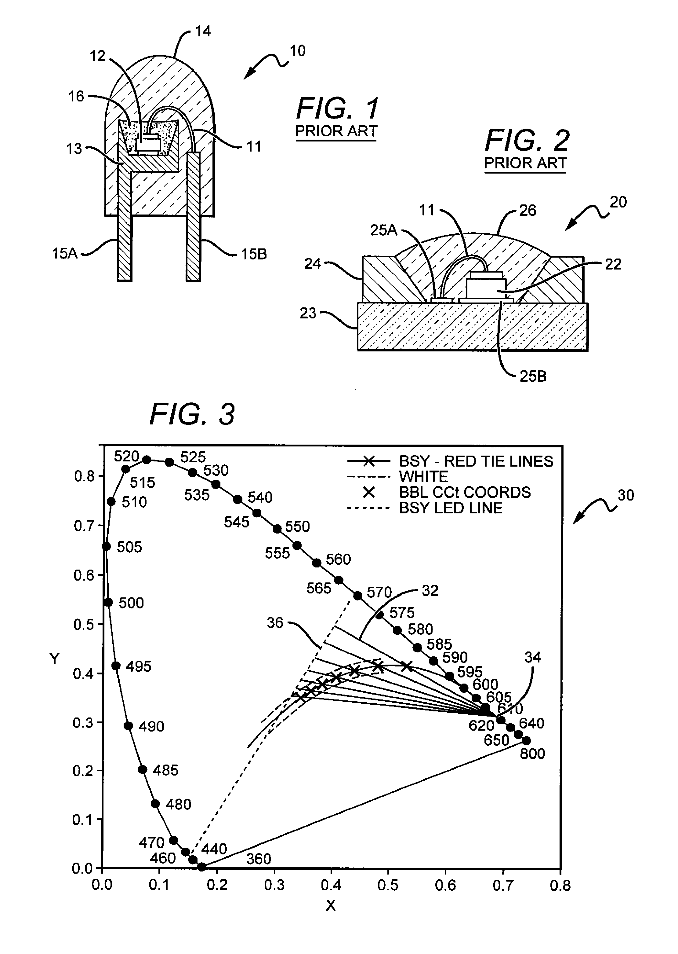 Lighting device with shaped remote phosphor