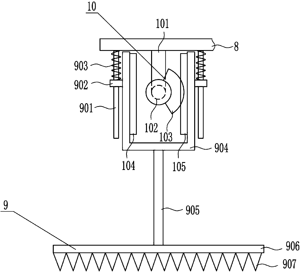 Yeast block pulverizer for white spirit processing