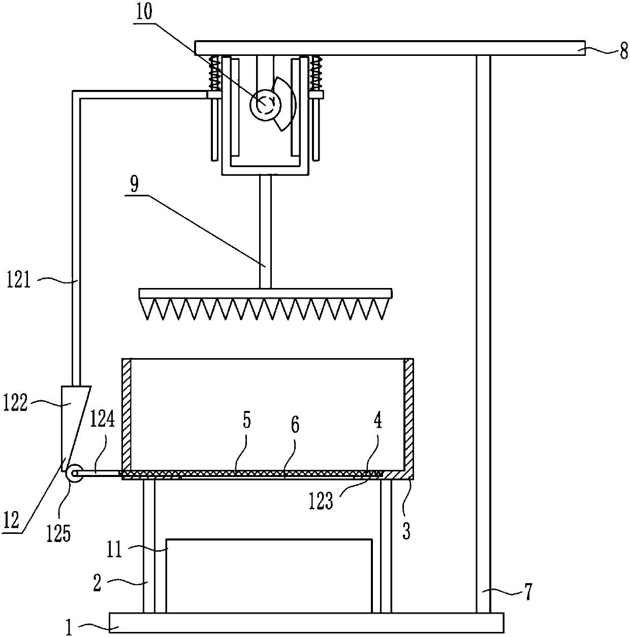 Yeast block pulverizer for white spirit processing