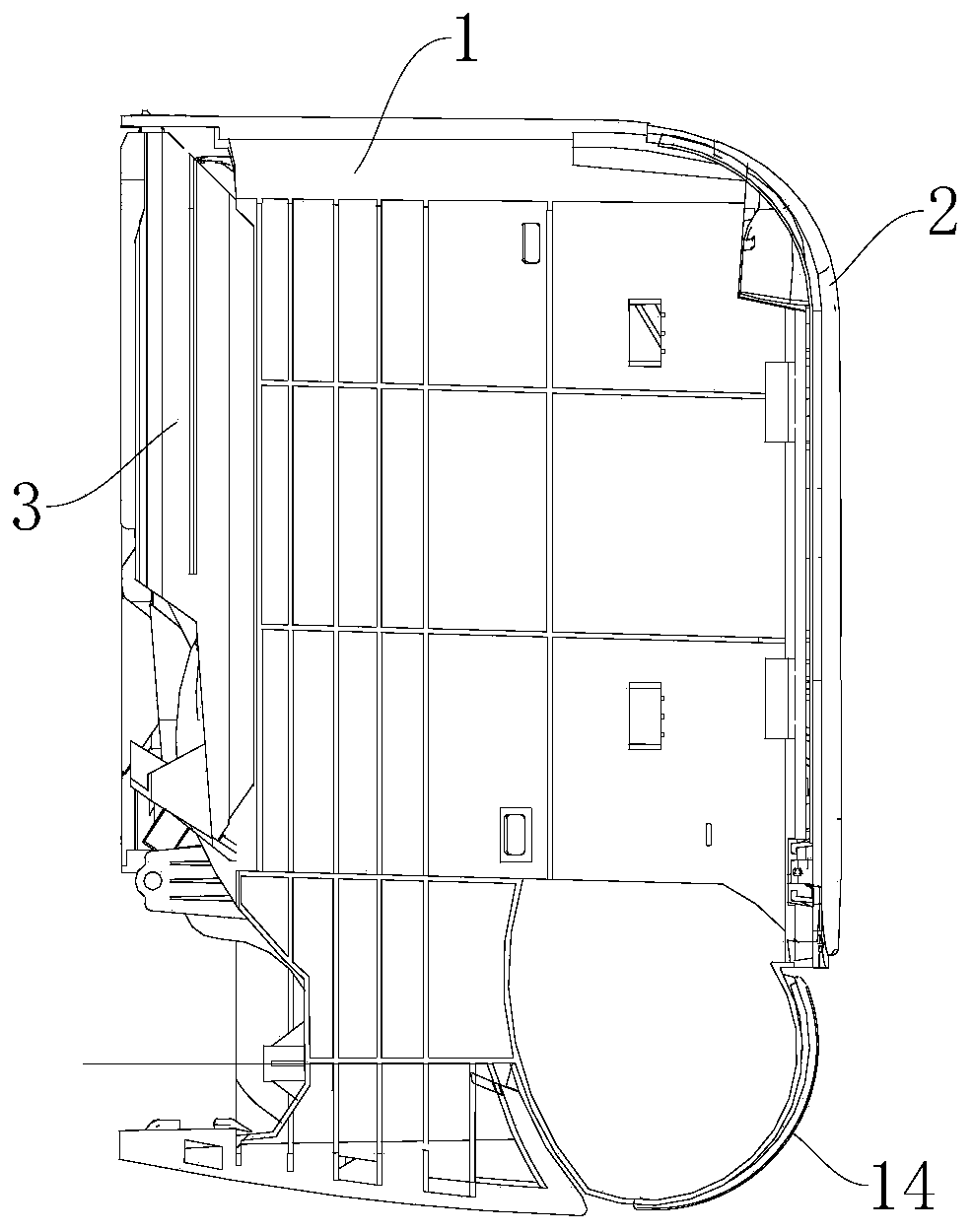 Shell assembly of air conditioner and air conditioner