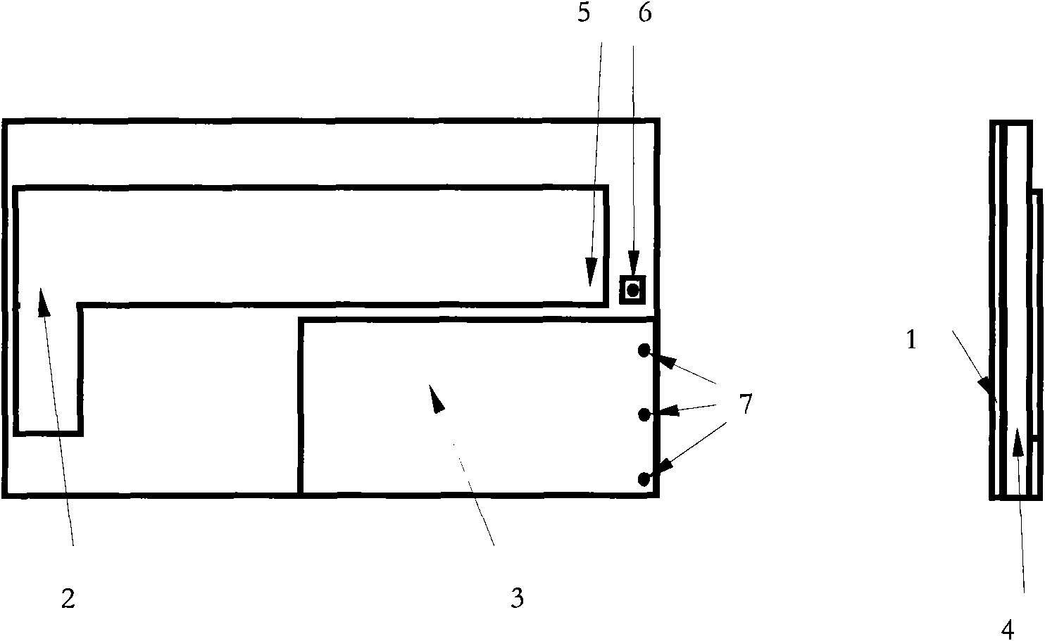 Metal electronic tag antenna