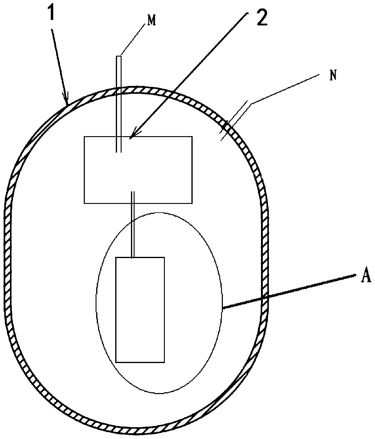 Underwater hydraulic compensating device and hydraulic system