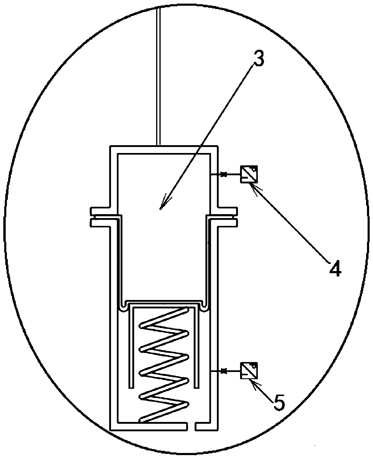 Underwater hydraulic compensating device and hydraulic system