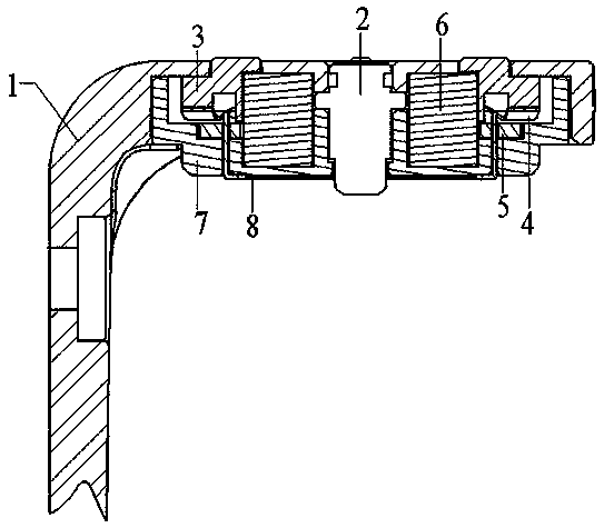 Magnetic charging suspension support