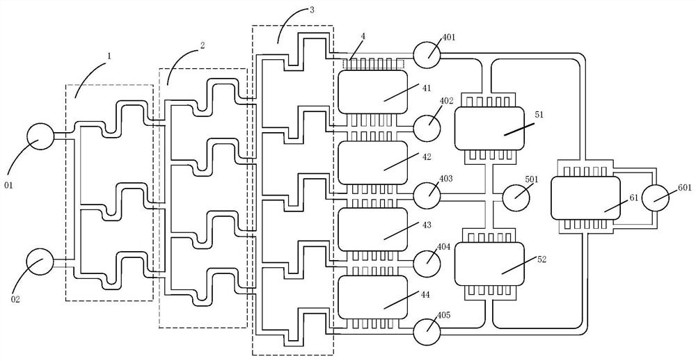 A concentration gradient generating device, preparation and application method for gel 3D cell culture