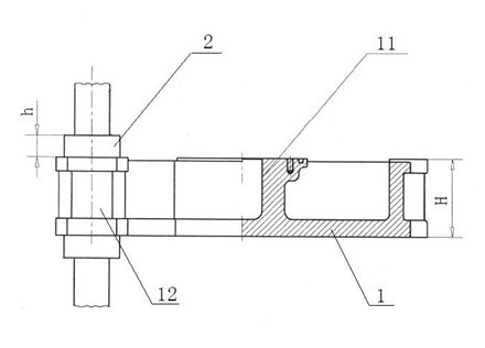 Slider structure for three-beam and four-post hydraulic press