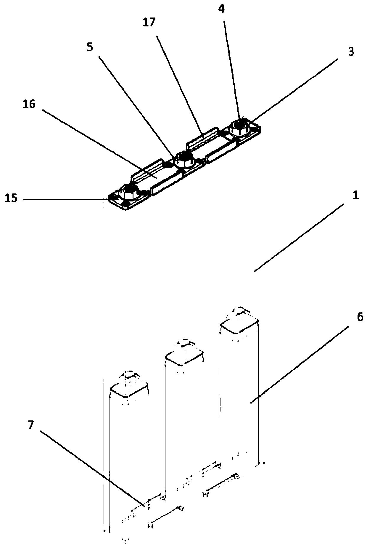 Prefabricated shear wall bundling steel bar connection structure by using total-fabricated horizontal joints