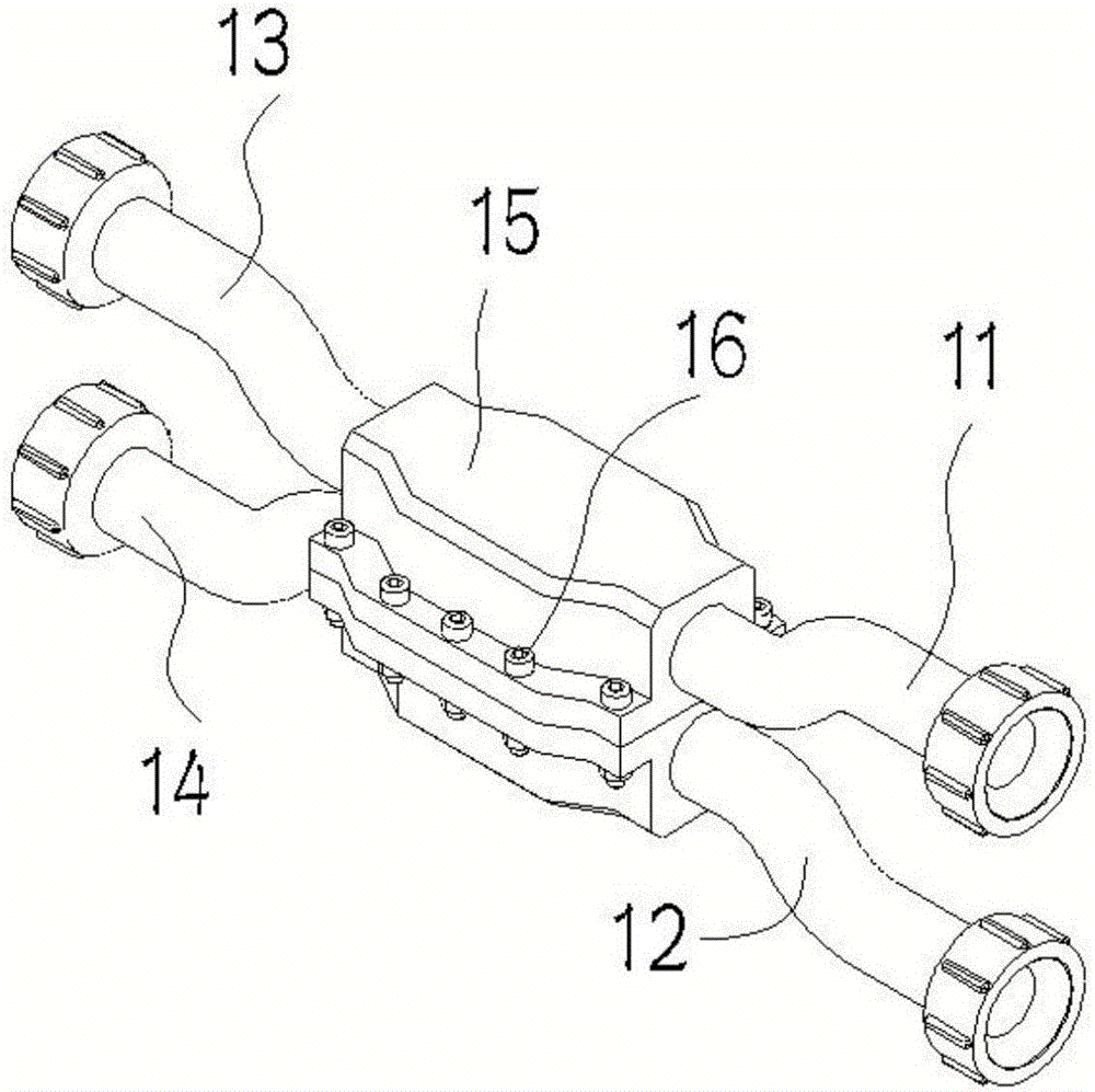 Pressure balance valve for liquid flow battery