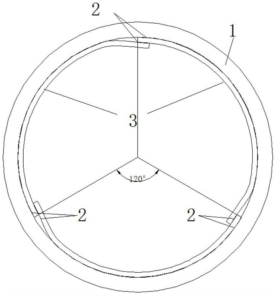 A multi-segment splicing repair process and pipeline repair structure