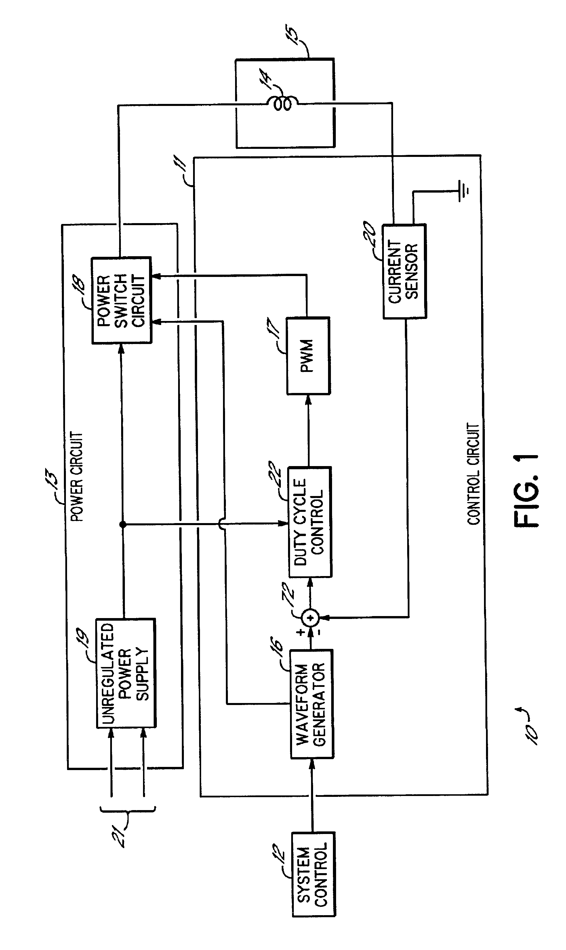 PWM voltage clamp for driver circuit of an electric fluid dispensing gun and method