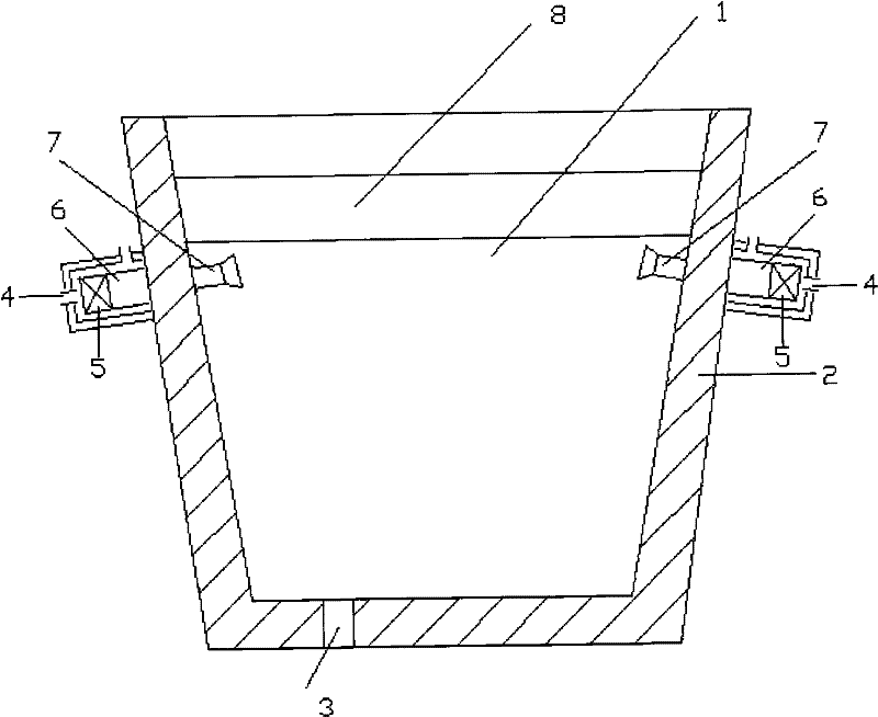 The method of shortening the slag melting time of ladle refining furnace by frequency conversion ultrasonic wave