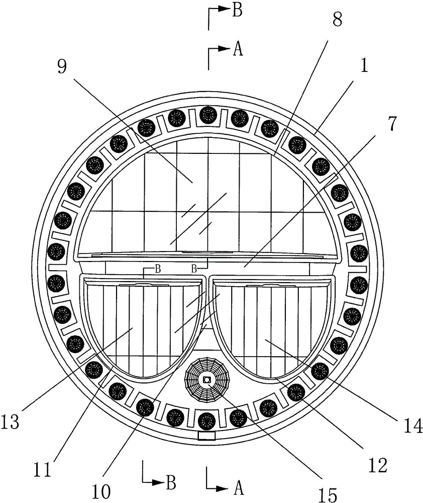 LED (Light Emitting Diode) headlamp for motor vehicle