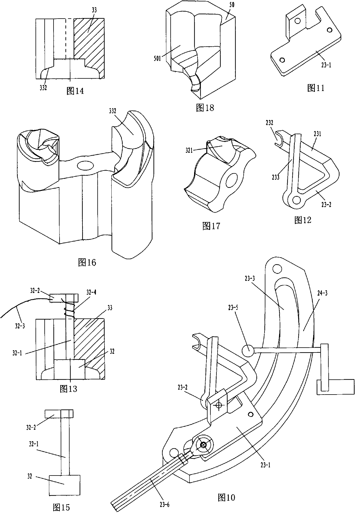 Tube-pin bending machine for helical tubes