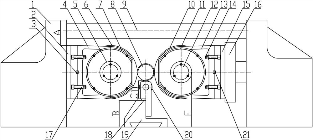 Tool and method for quickly adjusting equipment before thread rolling