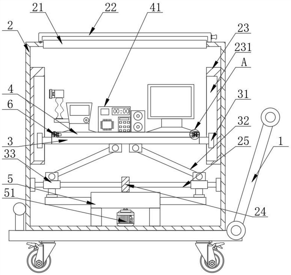 Auxiliary installation equipment for communication equipment