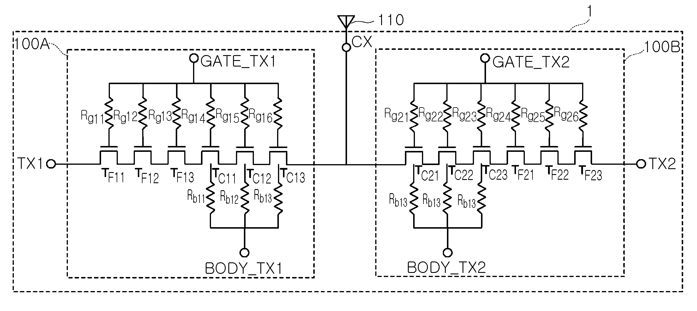 High frequency switch