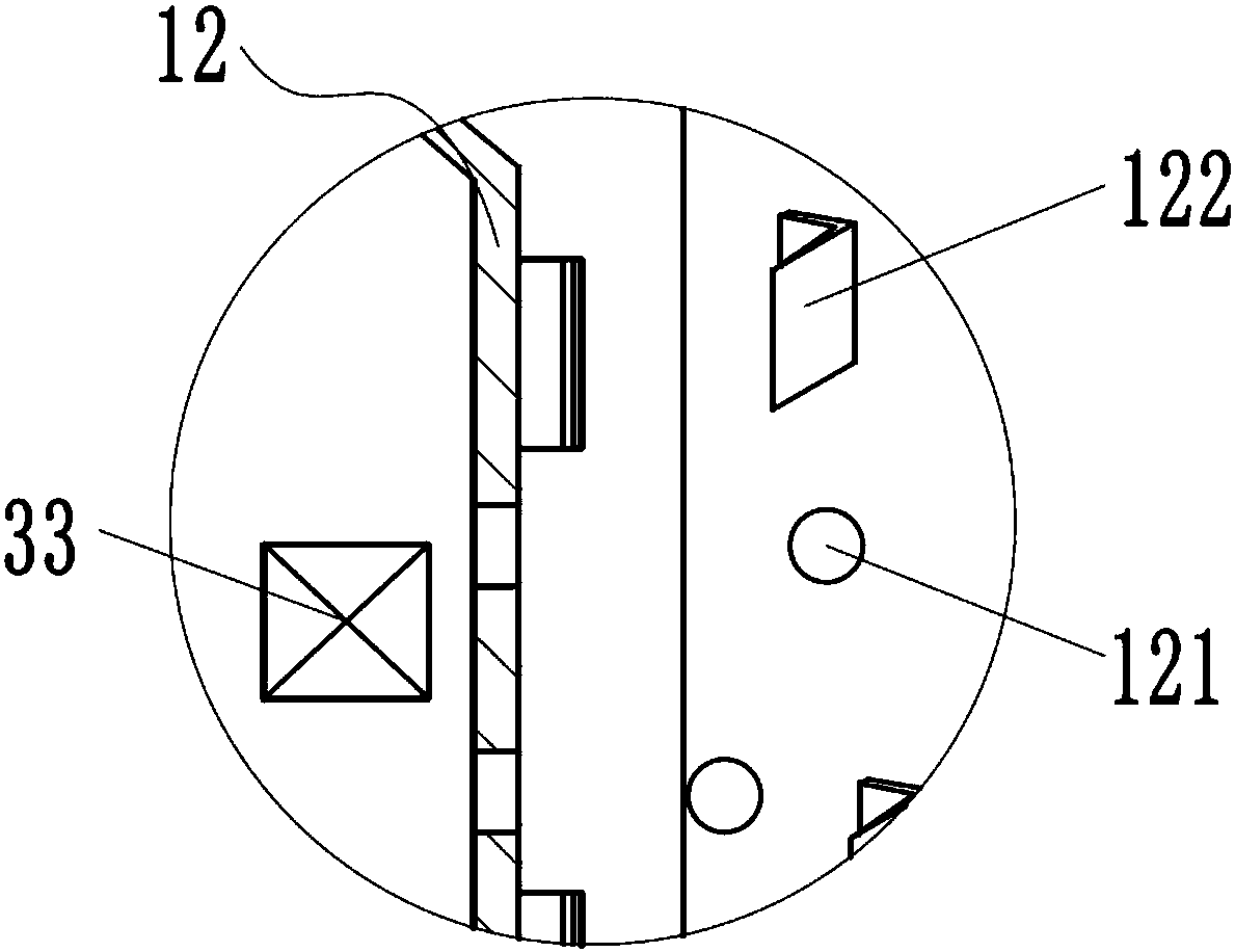 Glass waste and impurity recycling treatment system