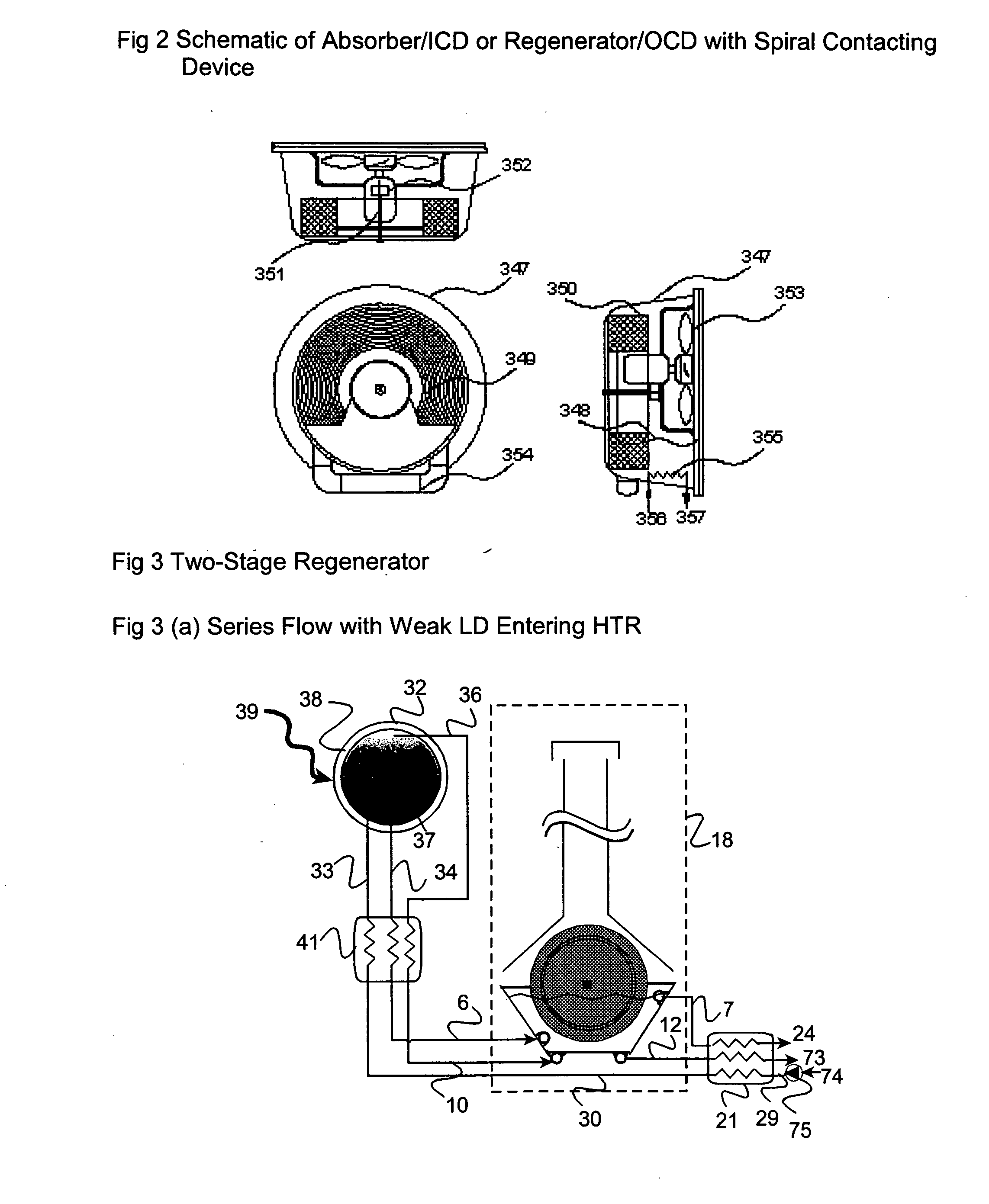 Energy efficient sorption processes and systems