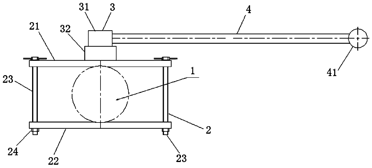 Roller measuring device and using method thereof