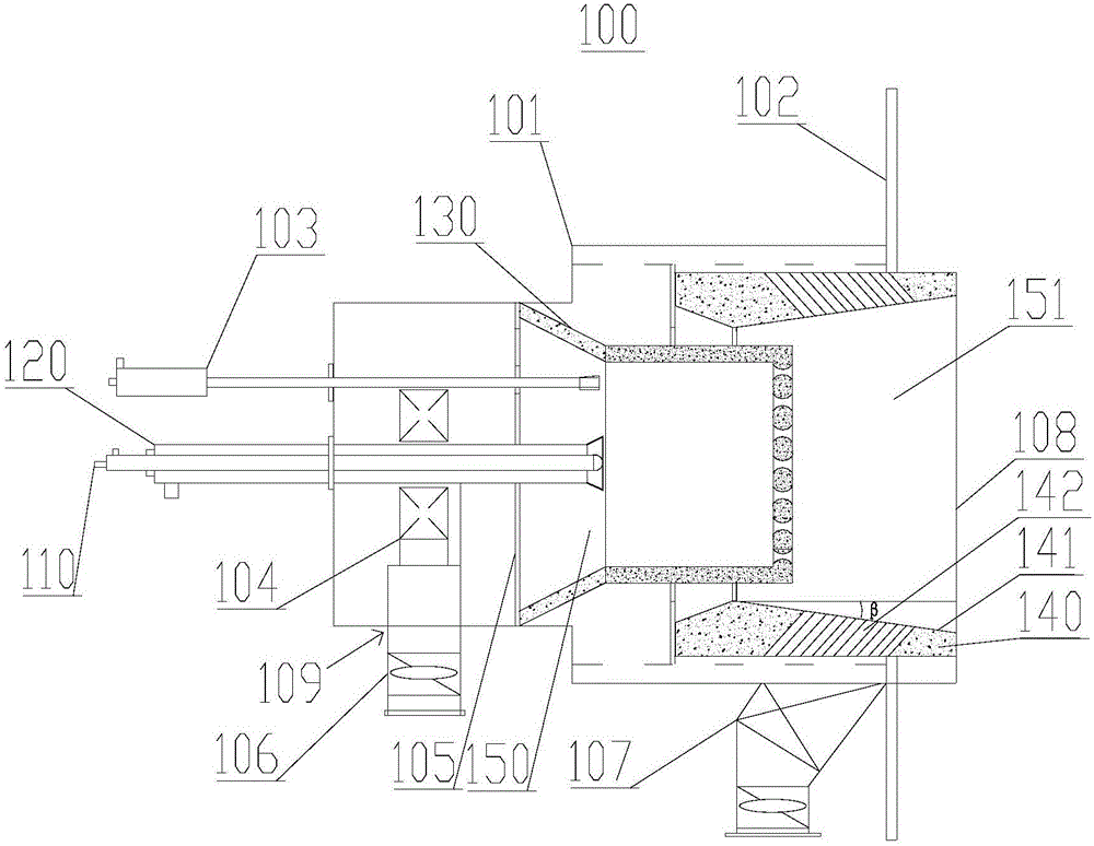 Heat accumulation type waste liquid combustor