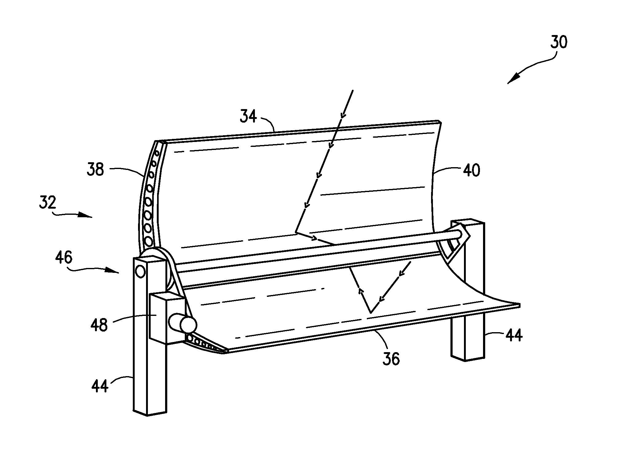 Concentrated solar power generation system with distributed generation