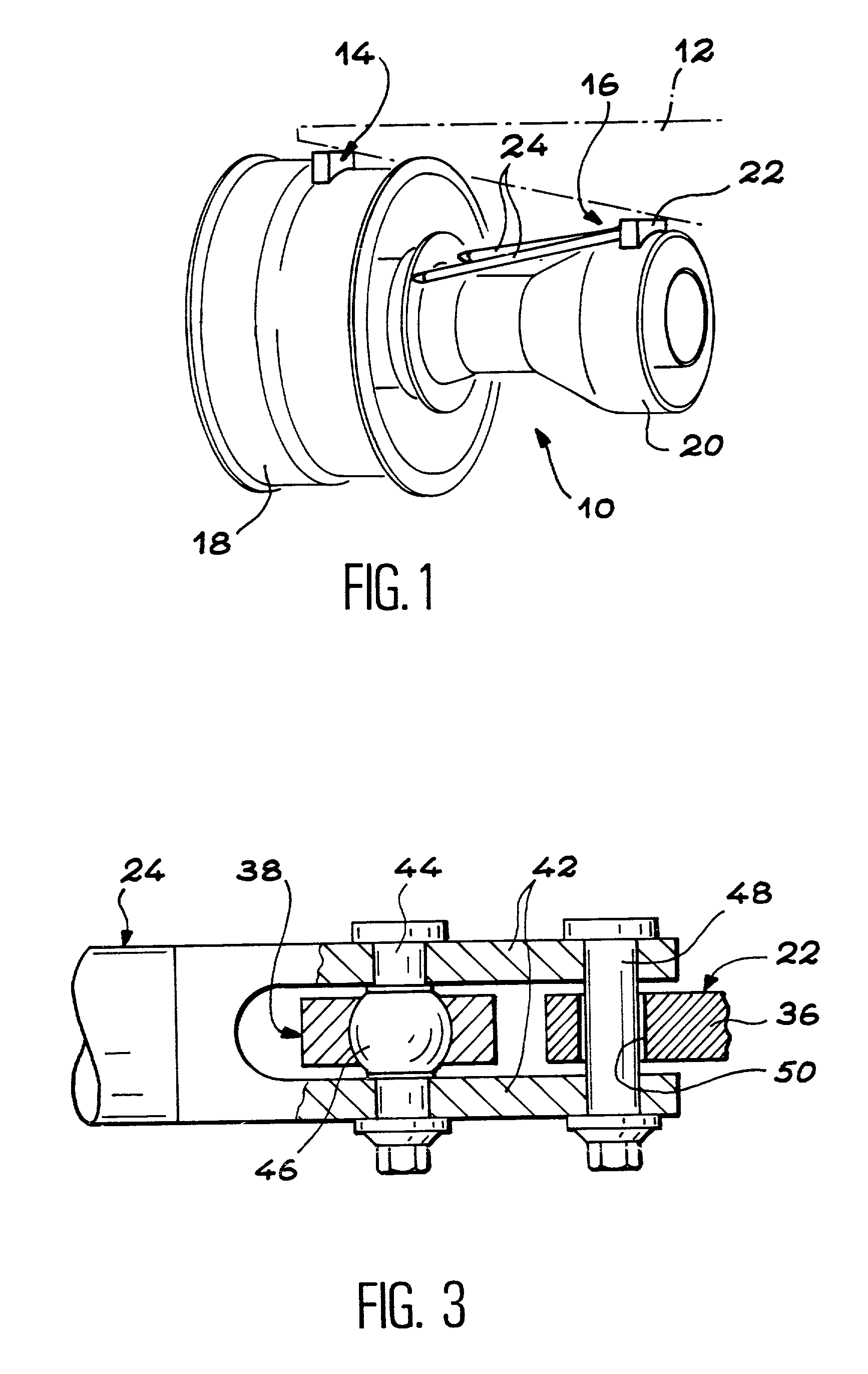 Device for aircraft thrust recovery capable of linking a turboshaft engine and an engine strut