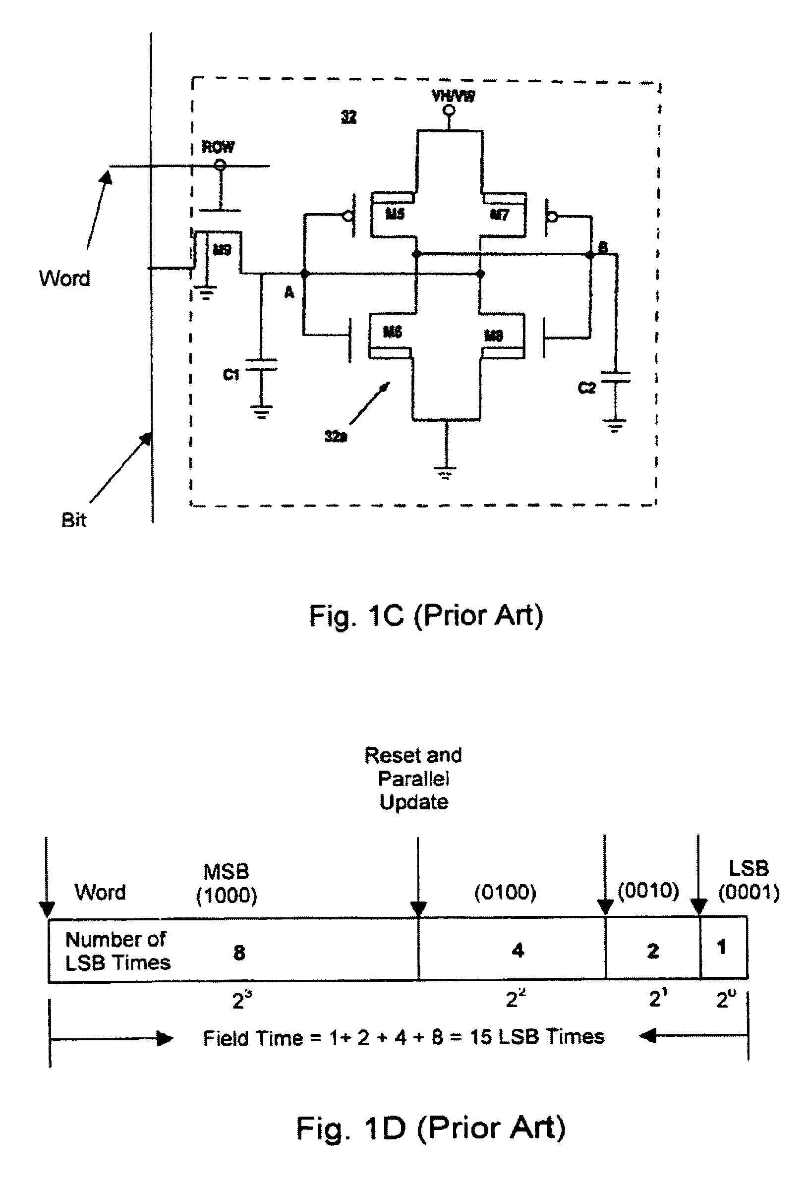 Analog micromirror devices with continuous intermediate states