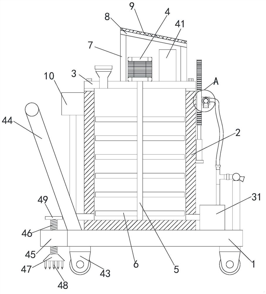 Irrigation equipment for chemical fertilizer and irrigation method thereof